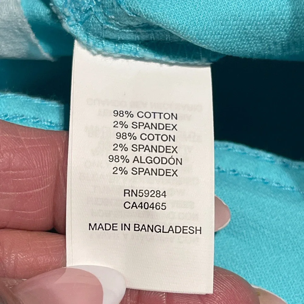 The Children's Place Turquoise Corduroy‎ Pants Kids Size 10 NWT $29.74